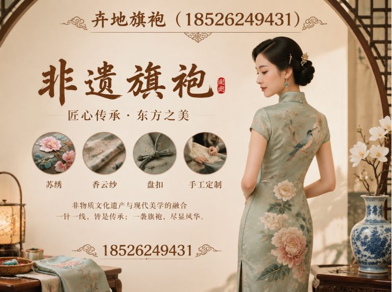 宁河区津派旗袍展示图